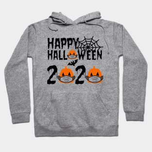 Happy Halloween 2020 pumpkin in mask quarantine Hoodie